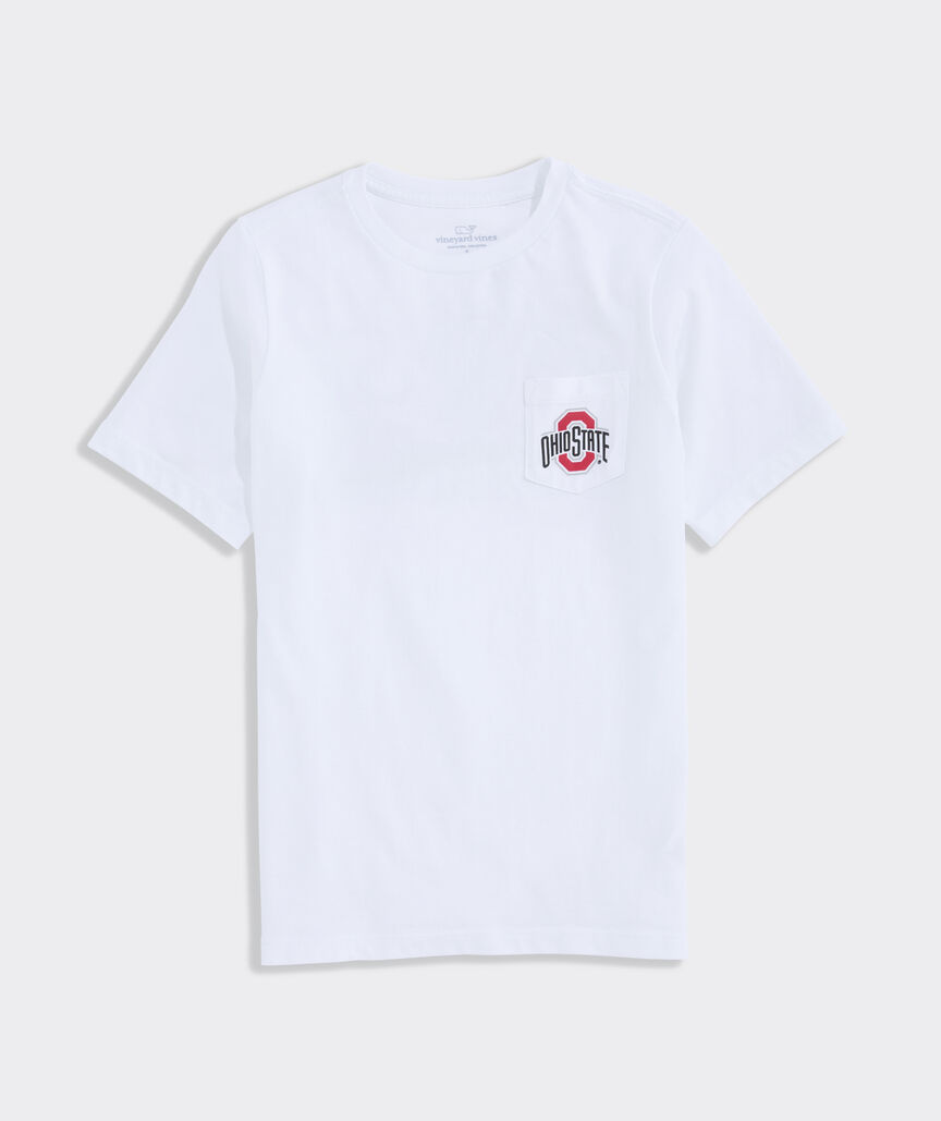 The Ohio State University Boys' Football Whale Short-Sleeve Pocket Tee