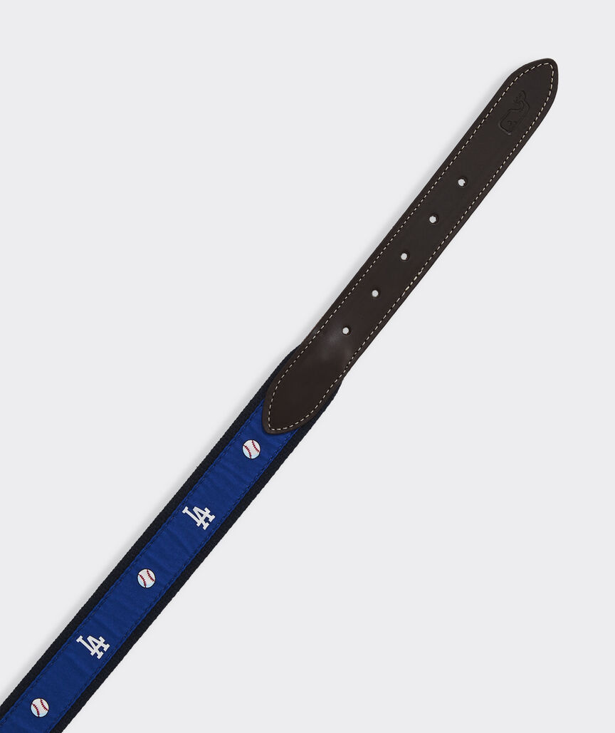 Los Angeles Dodgers Canvas Club Belt