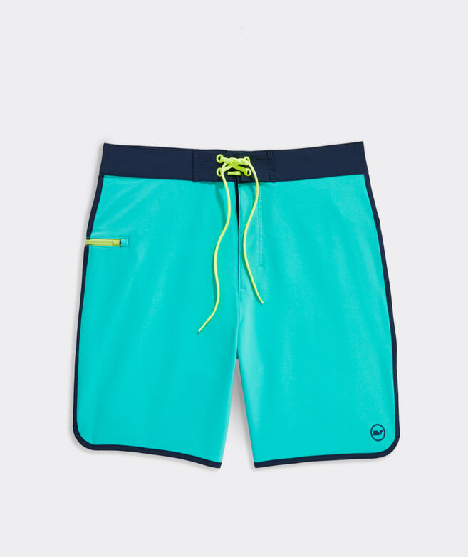 9 Inch Piped Boardshorts