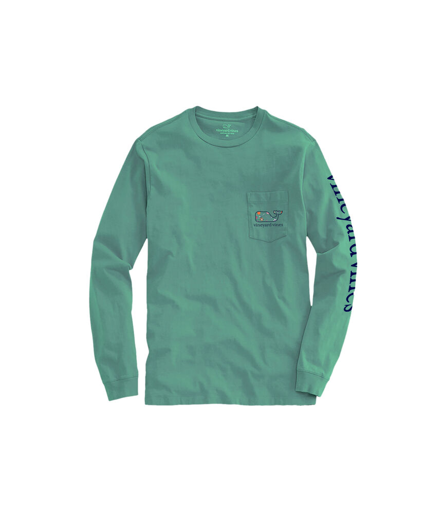 OUTLET Boys' Mutli-Sport Whale Long-Sleeve Pocket Tee