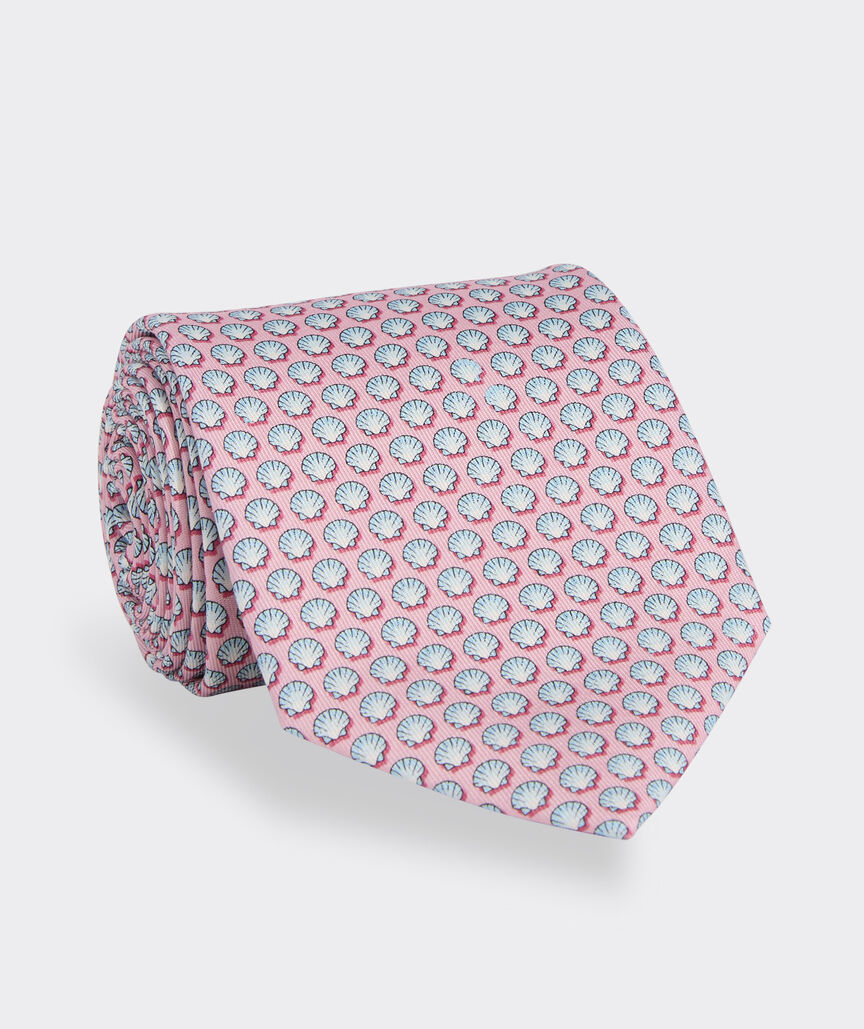 Sea Scallop Silk Tie