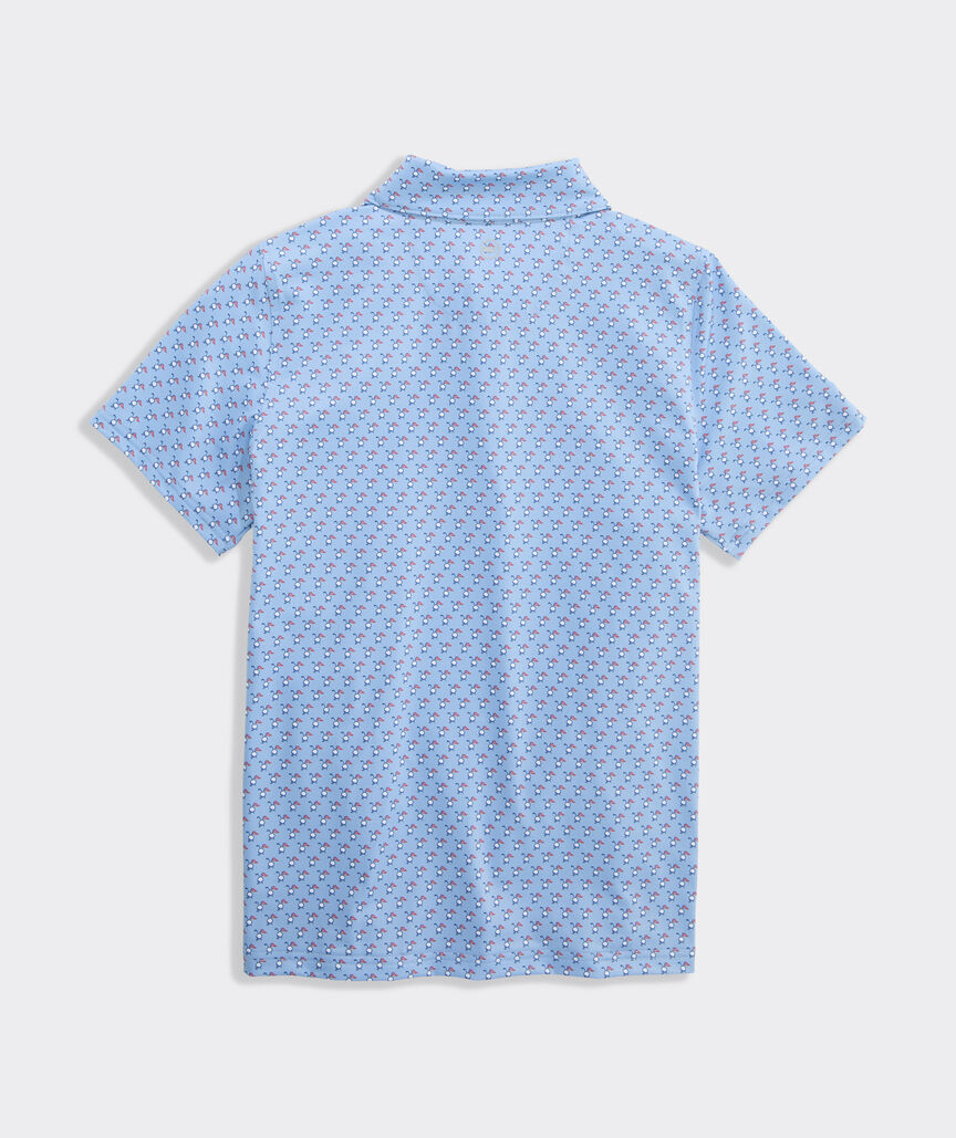 Boys' Performance Printed Sankaty Polo
