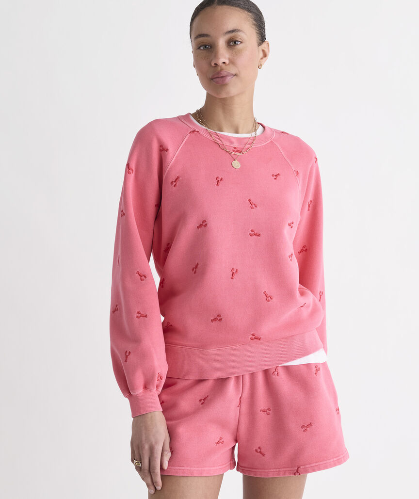Surf Terry Embroidered Sweatshirt