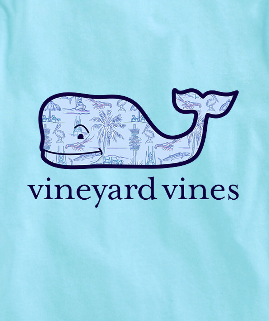 OUTLET Boys' Keys Scenic Whale Short-Sleeve Pocket Tee