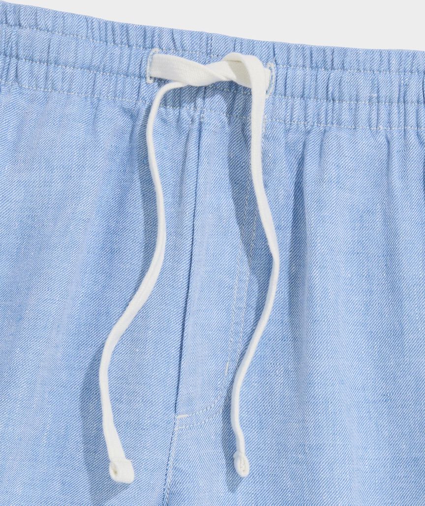 7 Inch Surfside Pull-On Linen Shorts