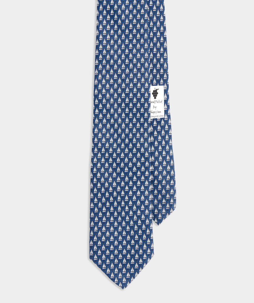 Smiling Whale Printed Tie
