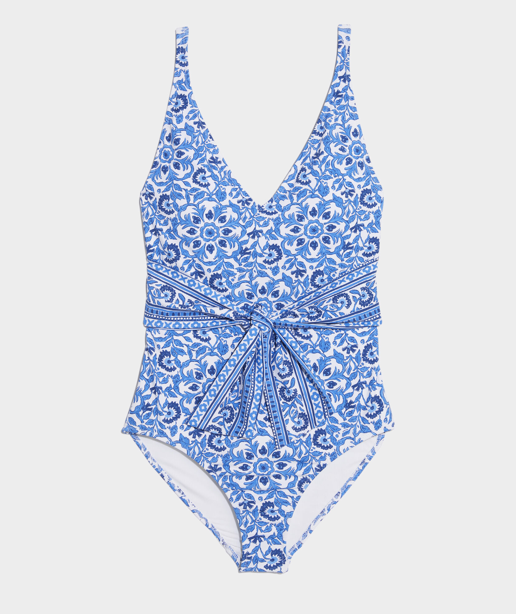 Shop Printed Tokeneke TieWaist OnePiece at vineyard vines