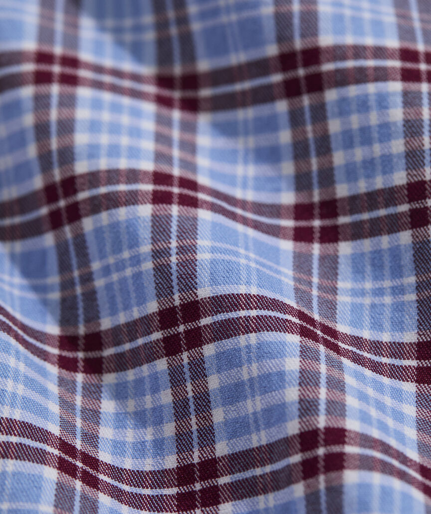 Boys' Performance Cotton Plaid Shirt