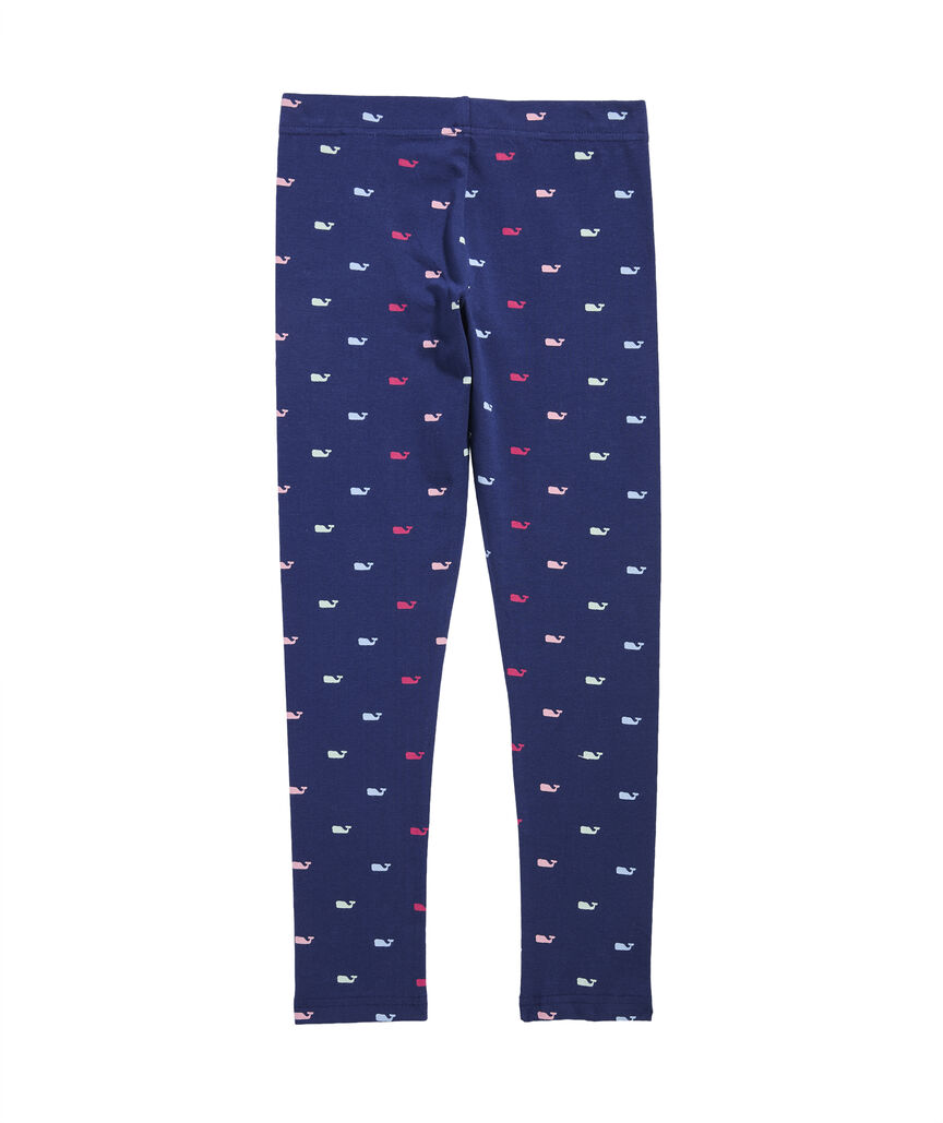 OUTLET Girls' Multi-Whale Printed Legging