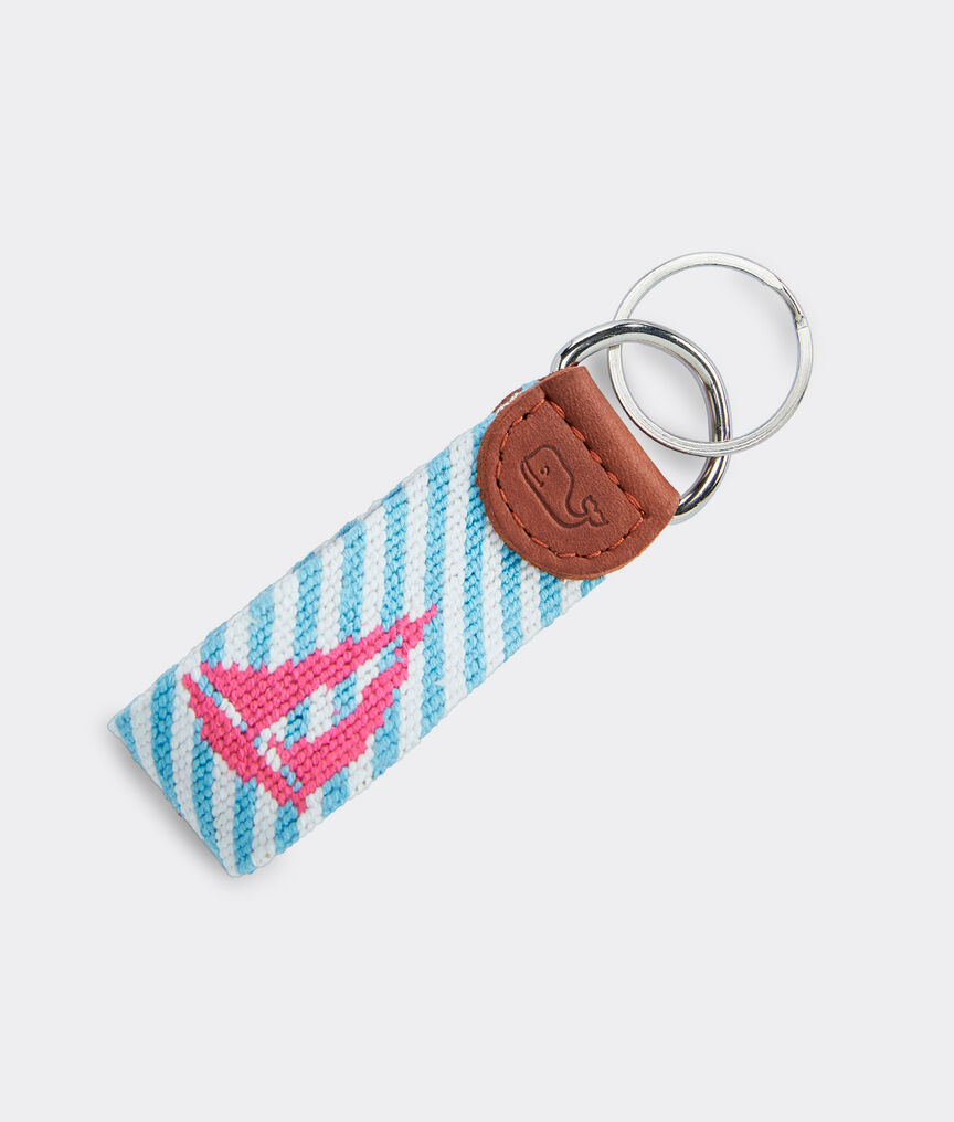 vineyard vines x Smathers & Branson Seersucker Key Fob