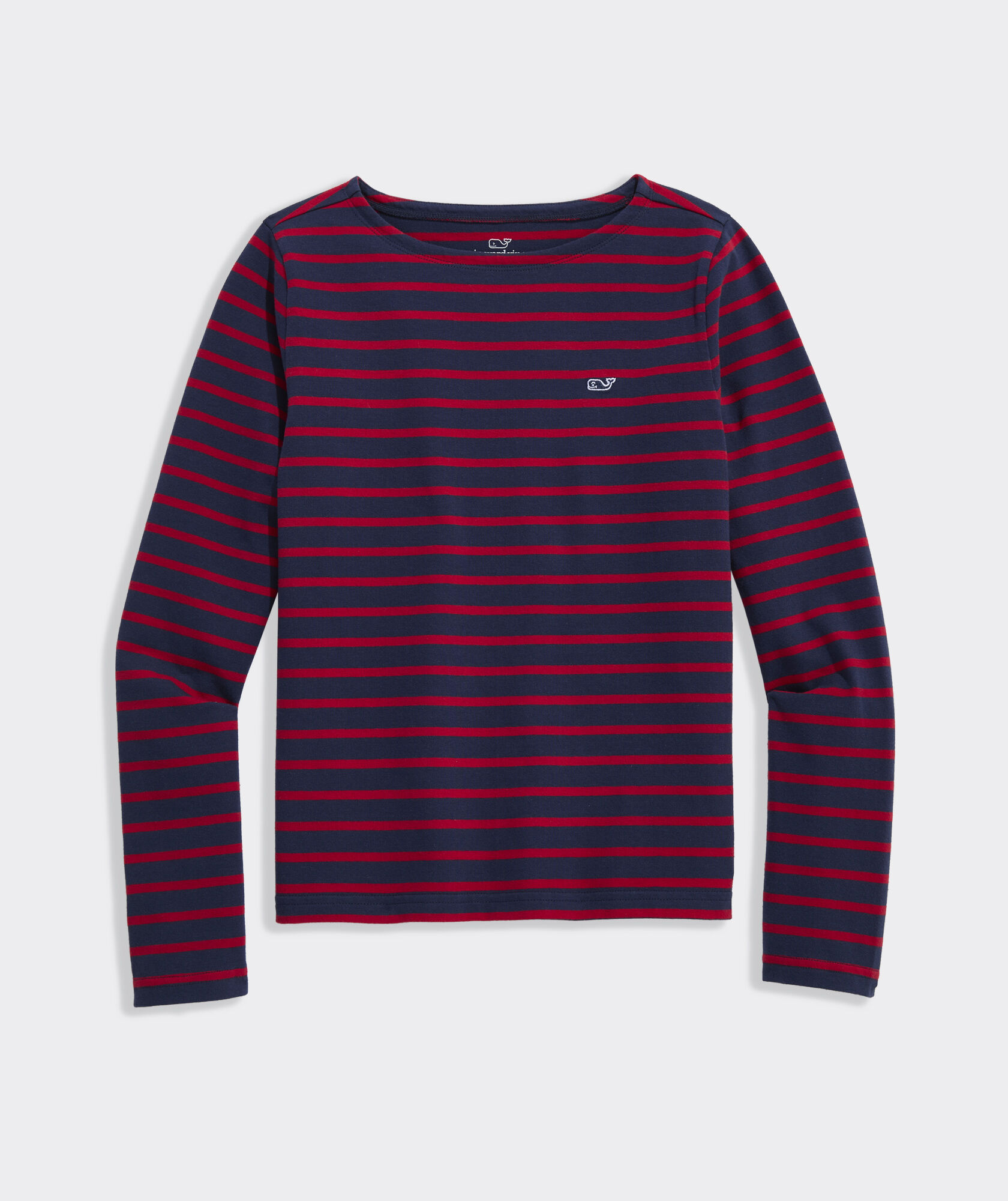 Girls Jersey Boatneck Long-Sleeve Tee