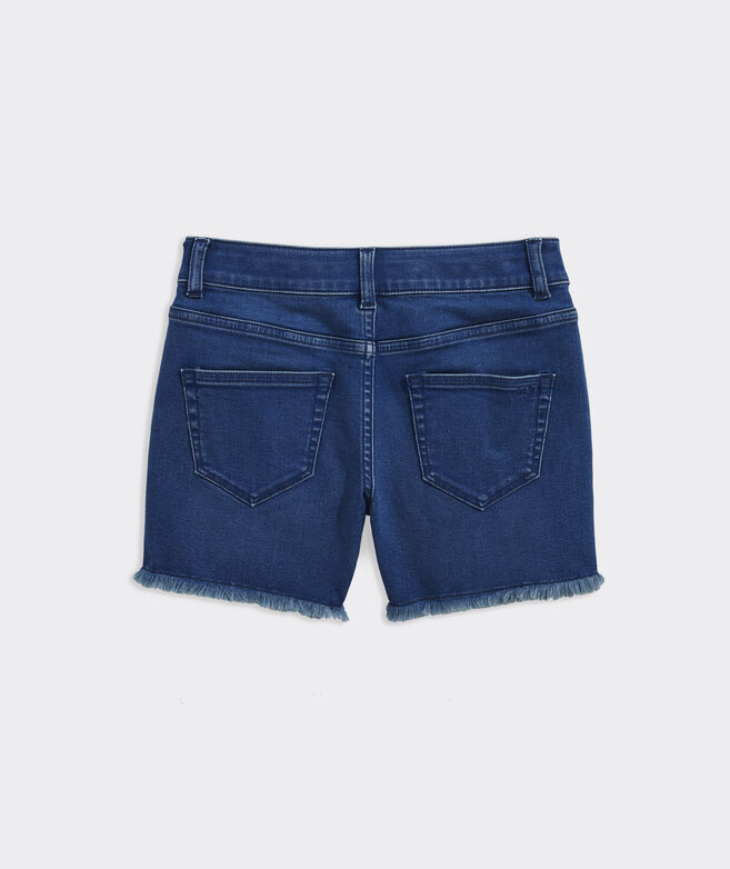 Girls' Indigo Denim Shorts