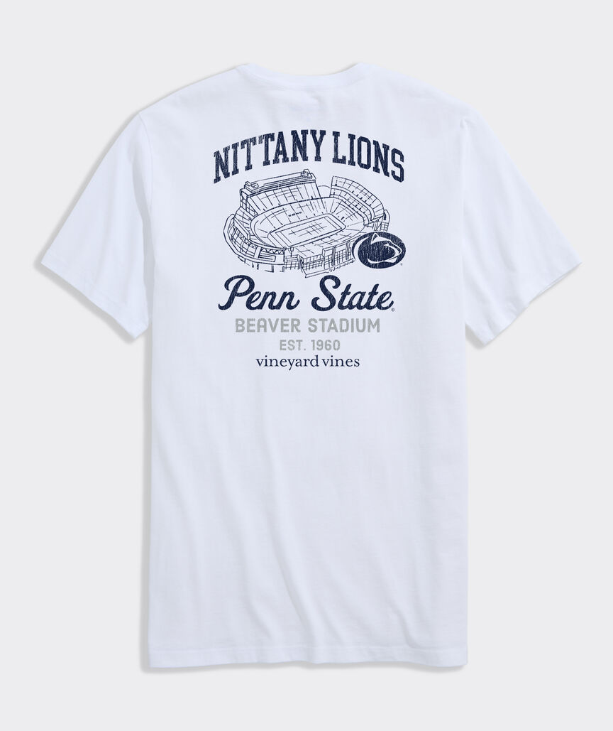 Penn State University Stadium View Long-Sleeve Pocket Tee