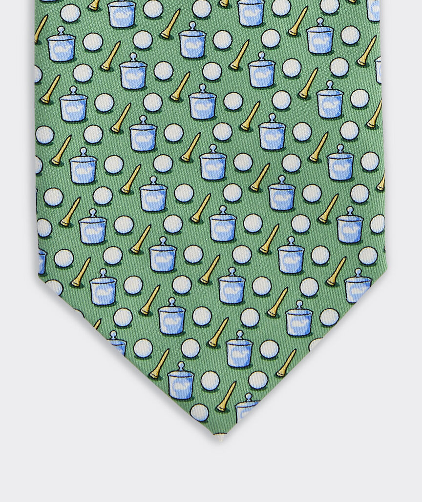 Golf Balls & Washer Printed Tie