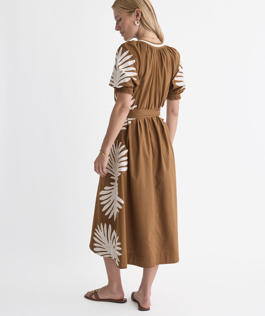 Naomi Appliqué Midi Dress
