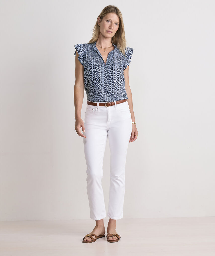 Adare Pintuck Top