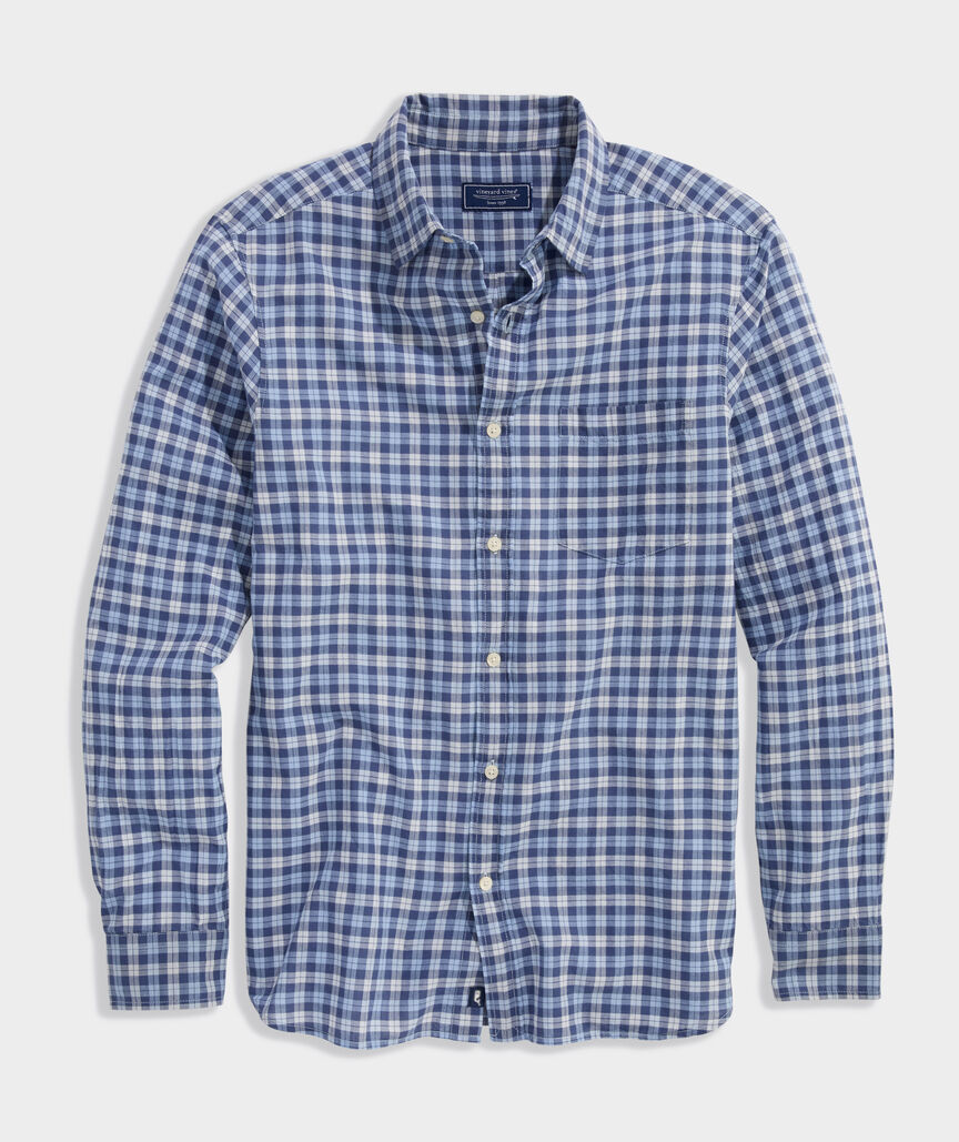Overlook Plaid Cotton Madras Shirt