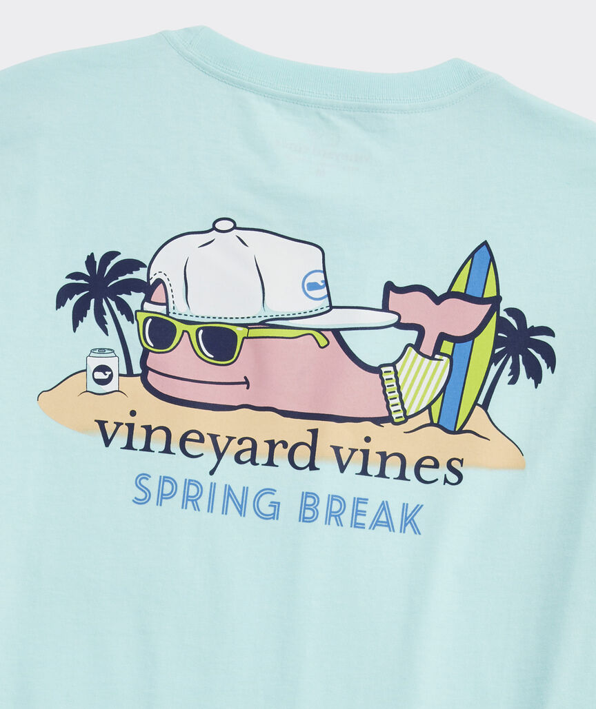 Spring Break 2024 Whale Short-Sleeve Pocket Tee