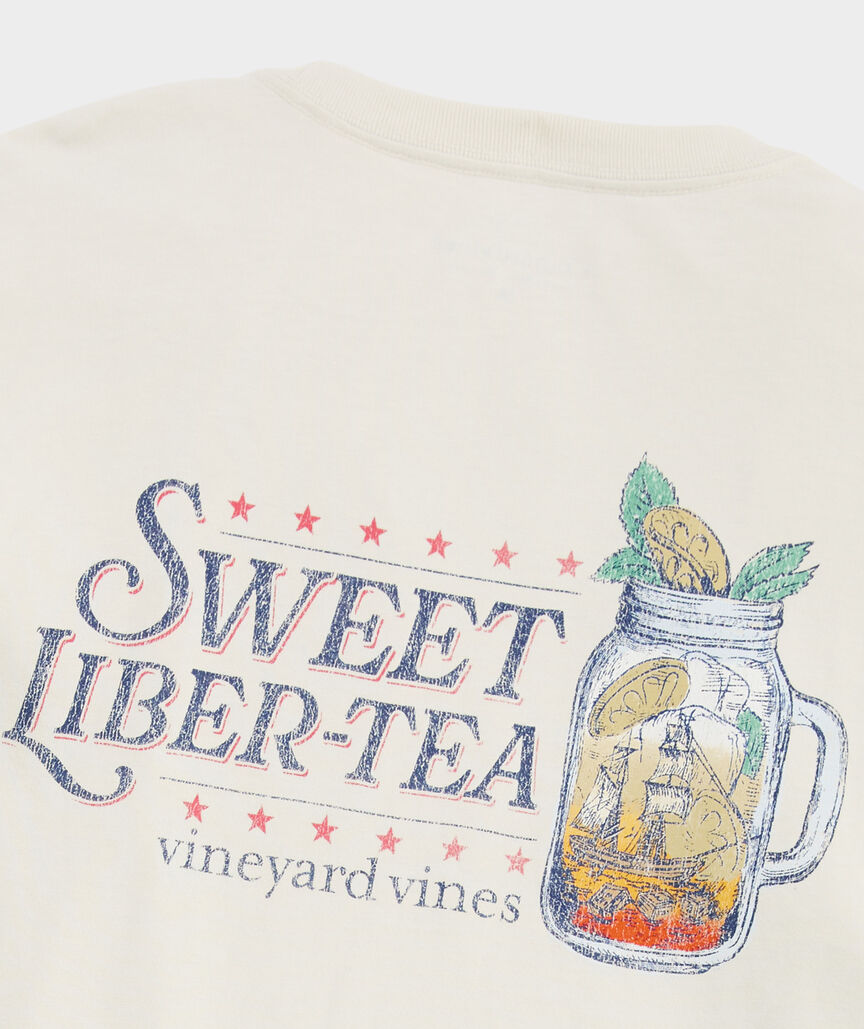 Sweet Liber-Tea Long-Sleeve Pocket Tee