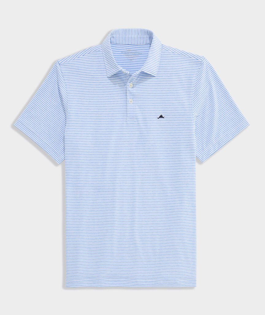 OUTLET Performance Martha's Vineyard Bradley Stripe Polo