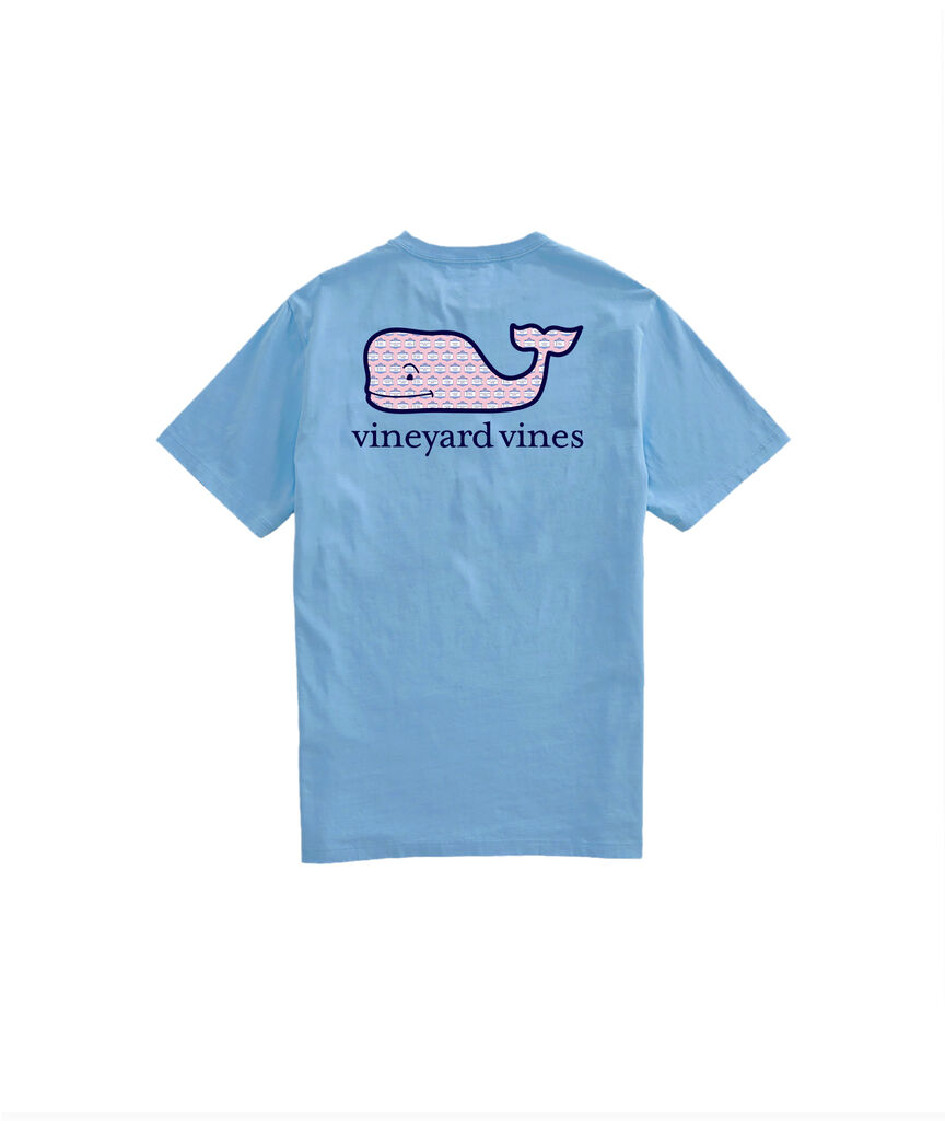 OUTLET Island Signs Whale Short-Sleeve Pocket Tee