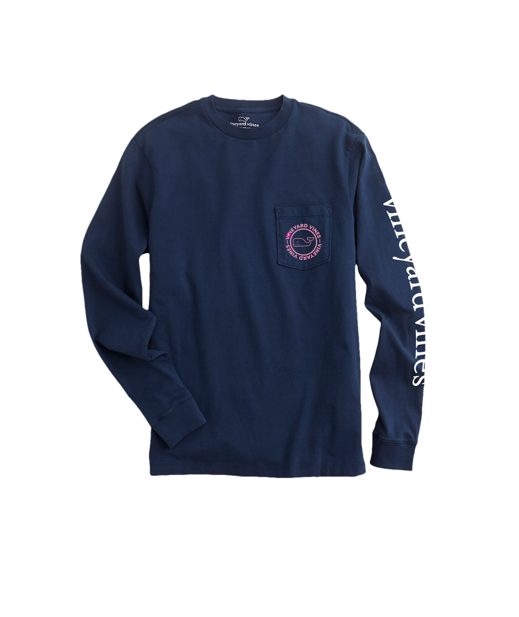 OUTLET Sail Rope Whale Dot Long-Sleeve Pocket Tee