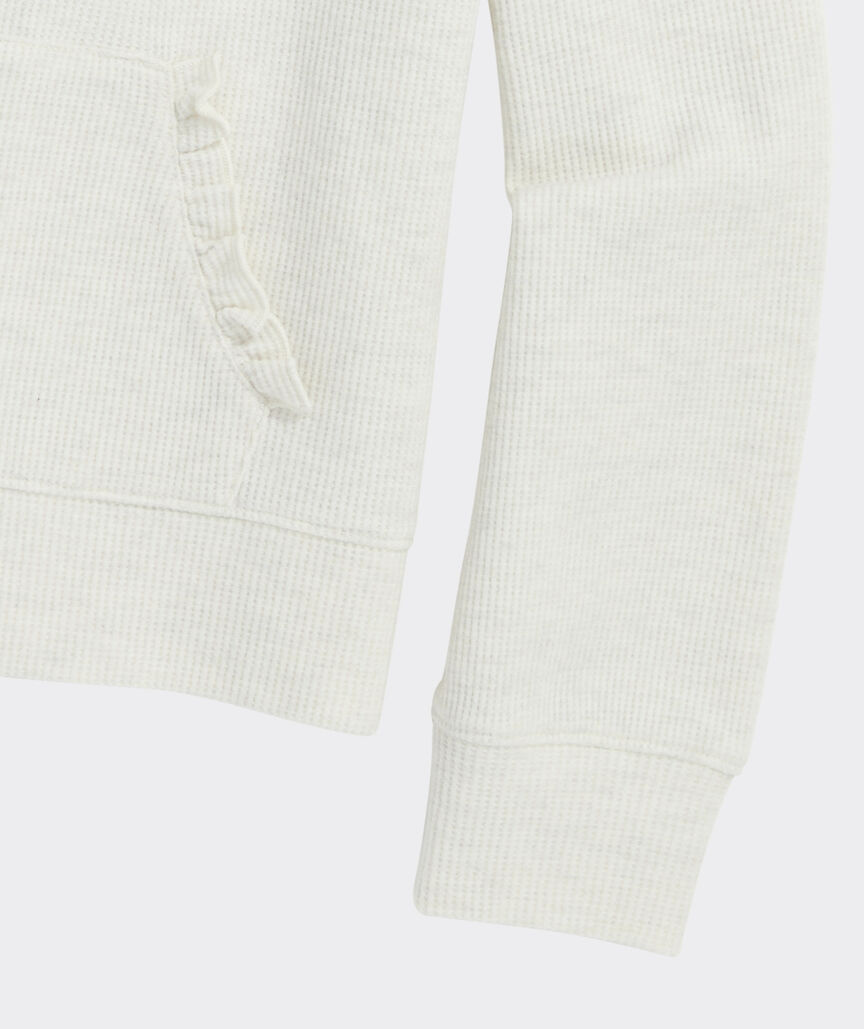 Girls' Waffle Hoodie