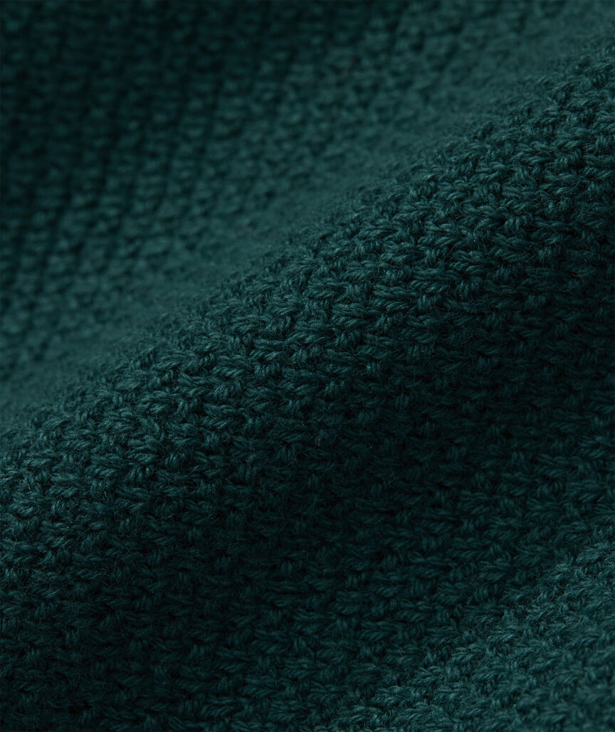 Textured Cotton Crewneck