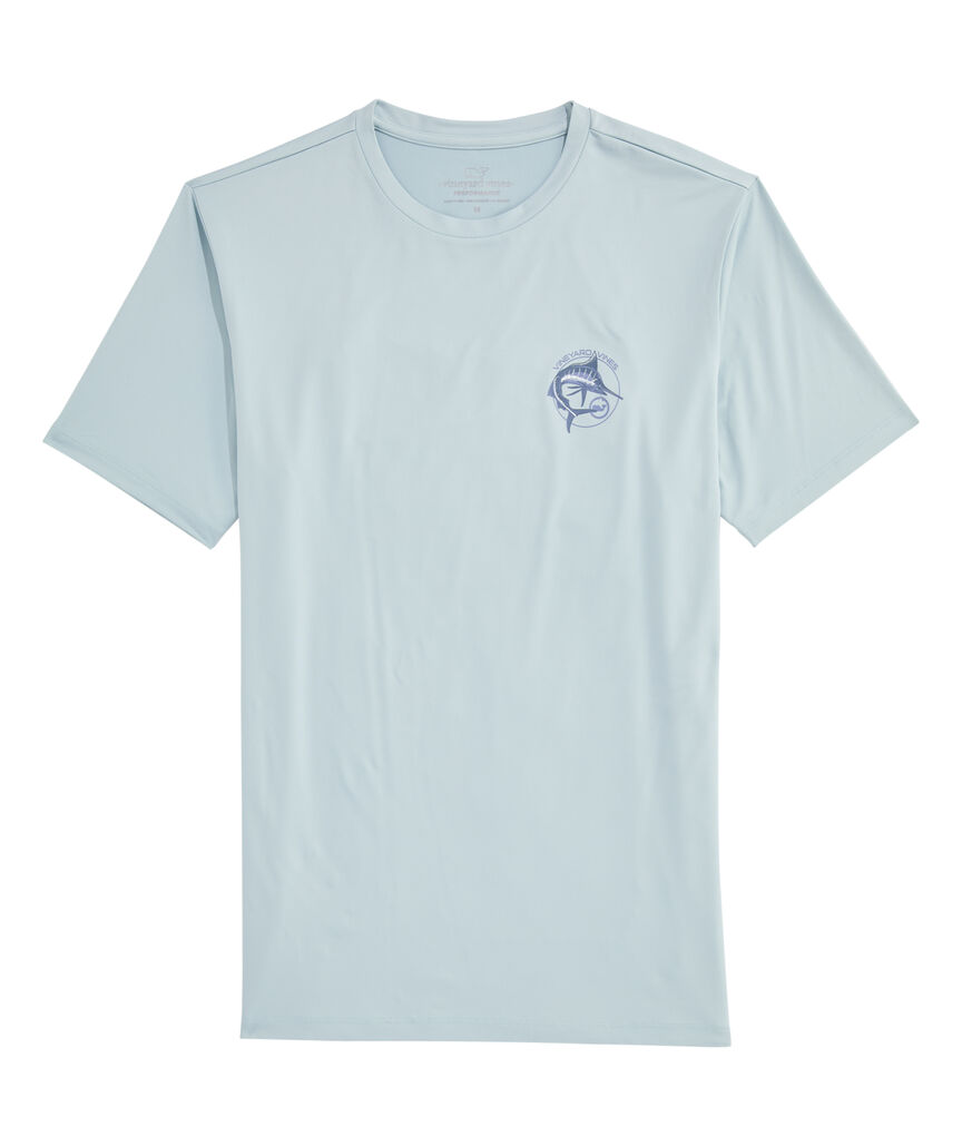 OUTLET Marlin Circle Short-Sleeve Performance Tee