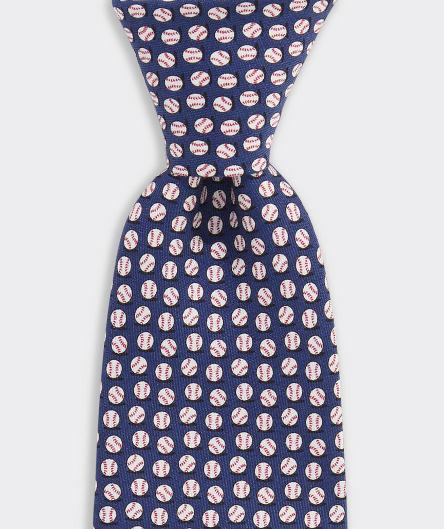 Boys' Micro Baseballs Printed Tie