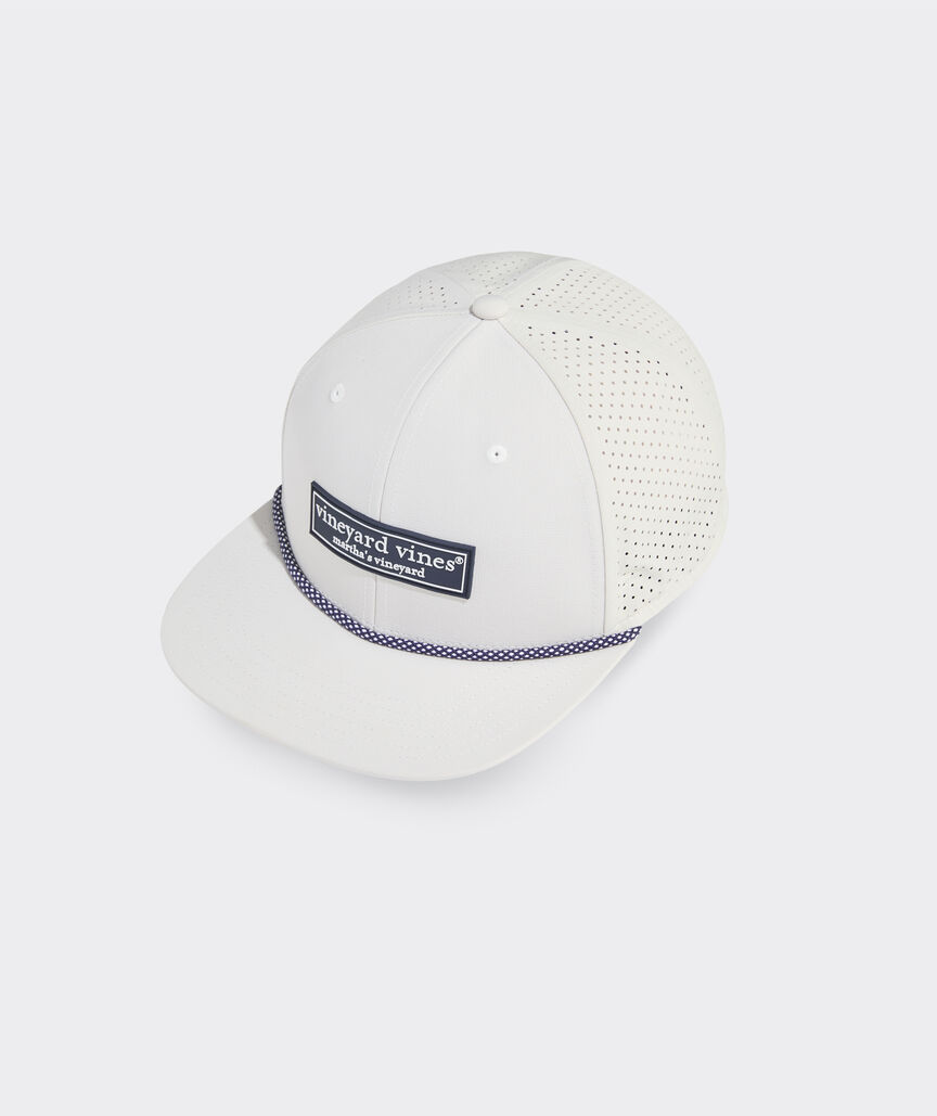 Logo Box Perforated Trucker Hat
