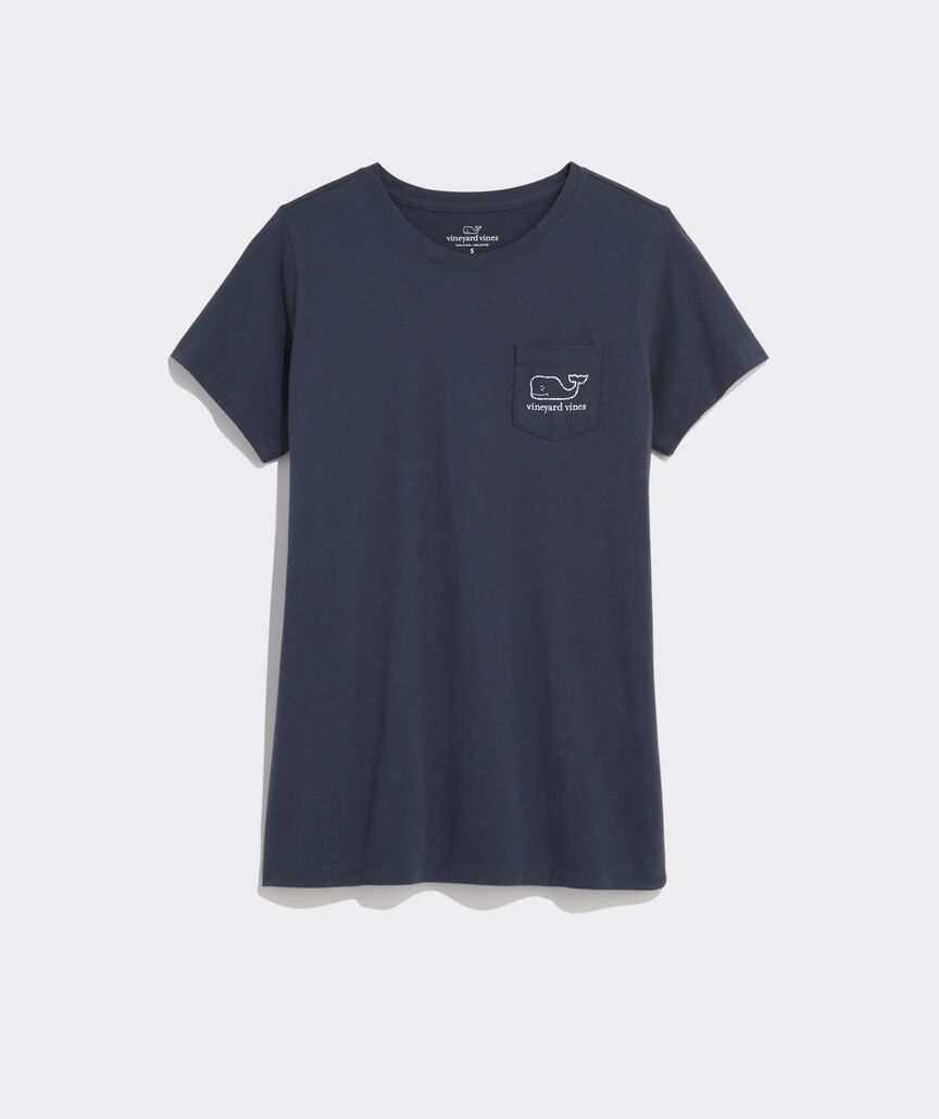 Vintage Whale Short-Sleeve Pocket Tee