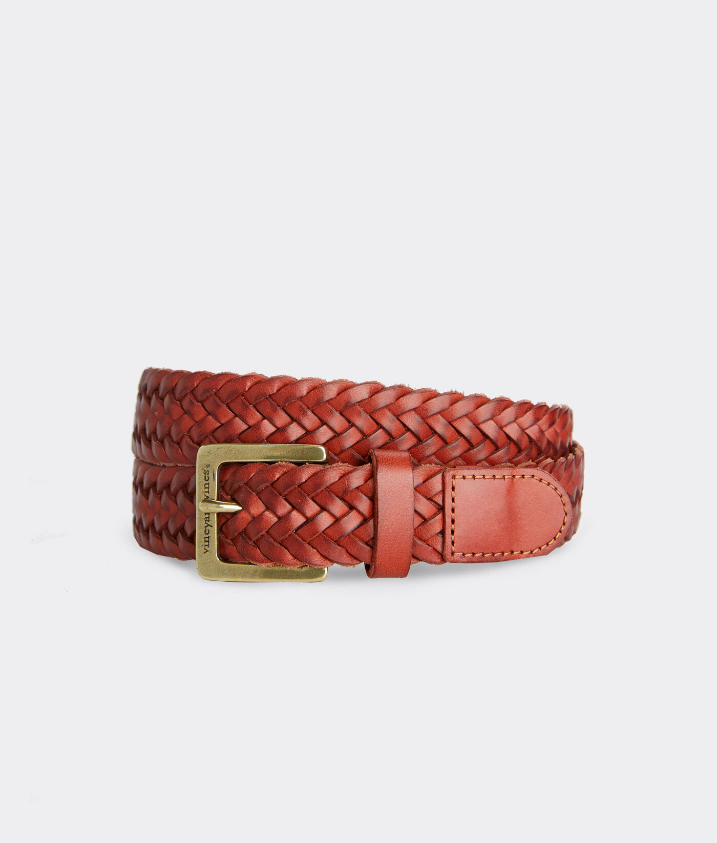 Shop Braided Leather Belt at vineyard vines