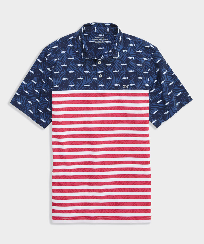 Performance USA Fish & Palms Sankaty Polo