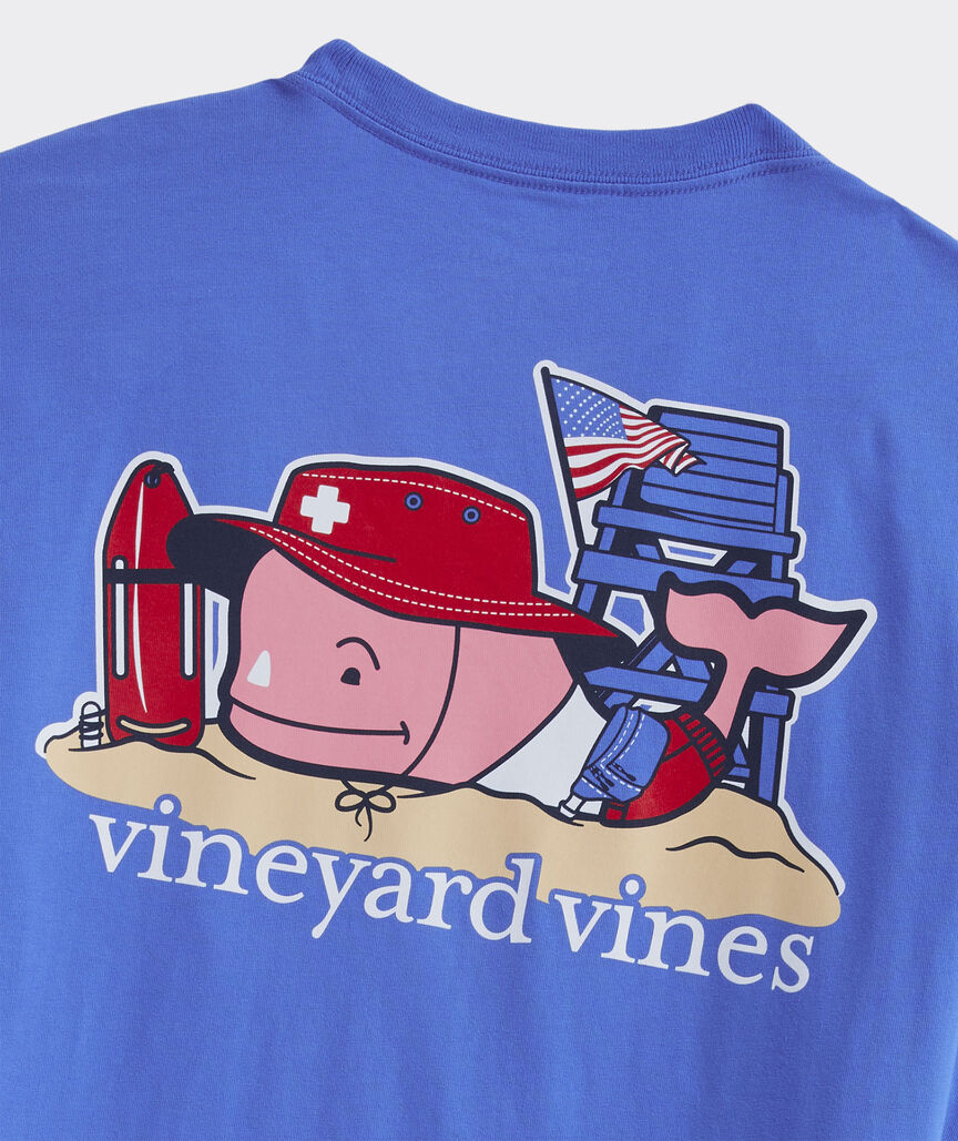 Lifeguard Whale Short-Sleeve Pocket Tee