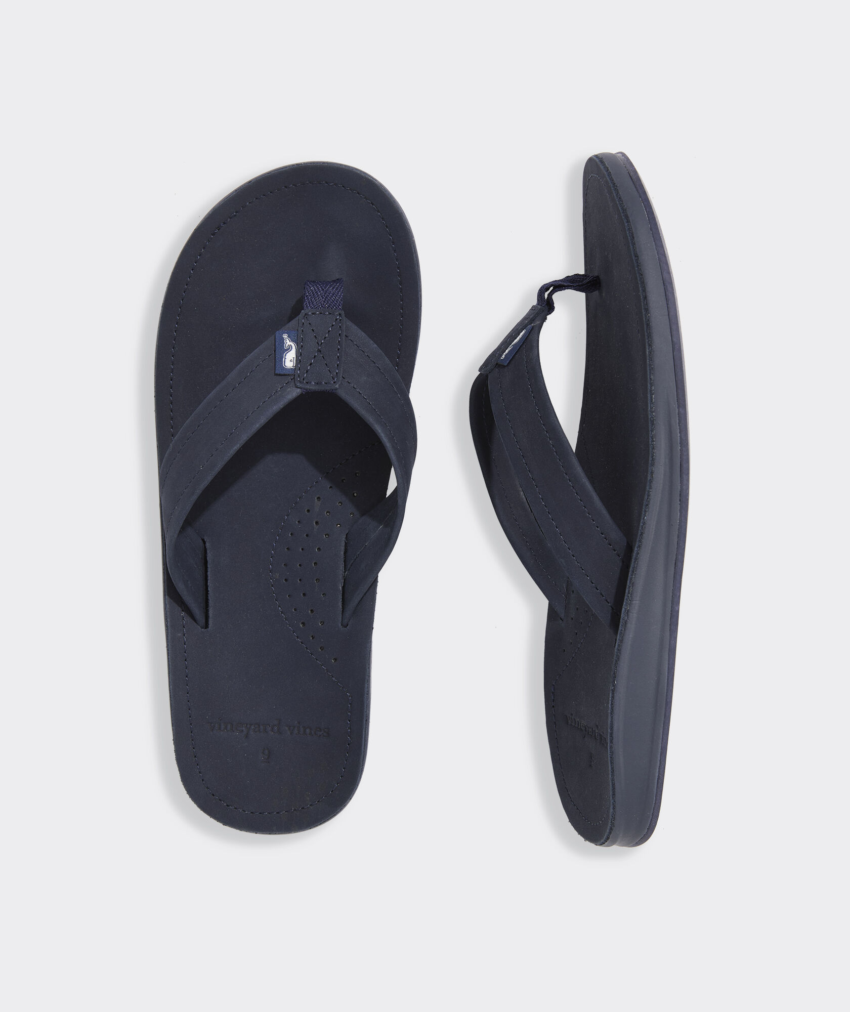 Vineyard Vines Black Suede slippers s-l400.jpg main image 3
