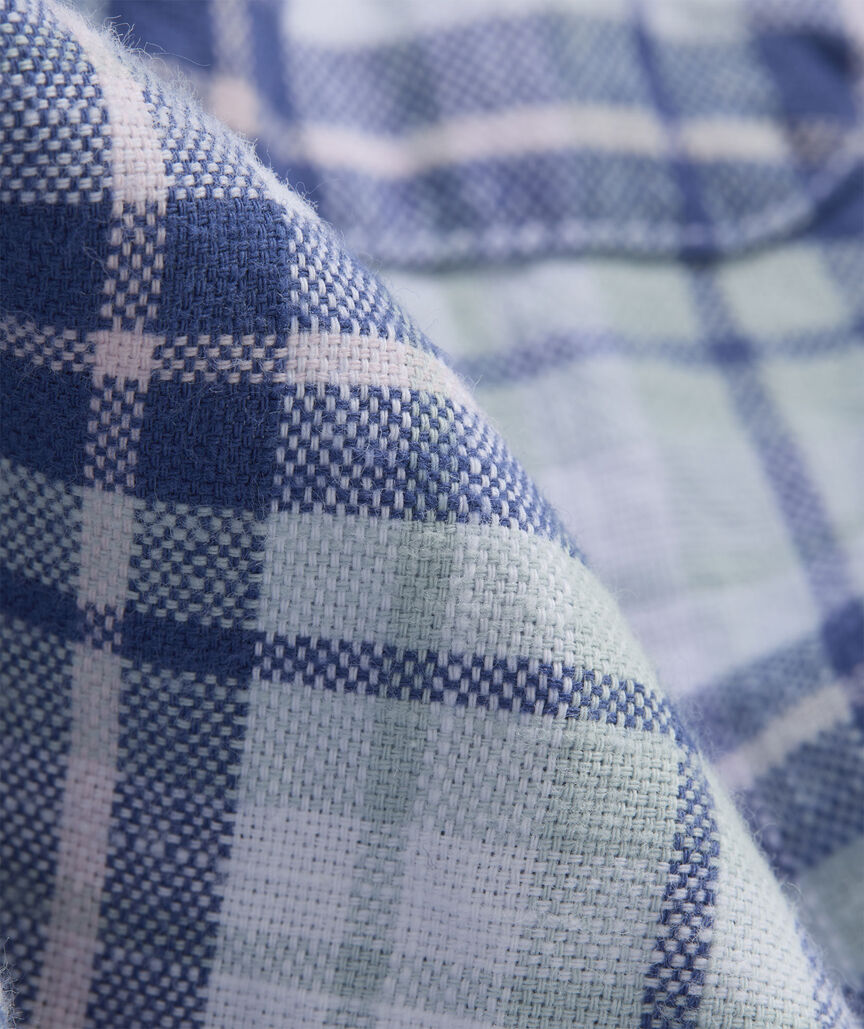 Coskata Plaid Island Cotton Short-Sleeve Shirt