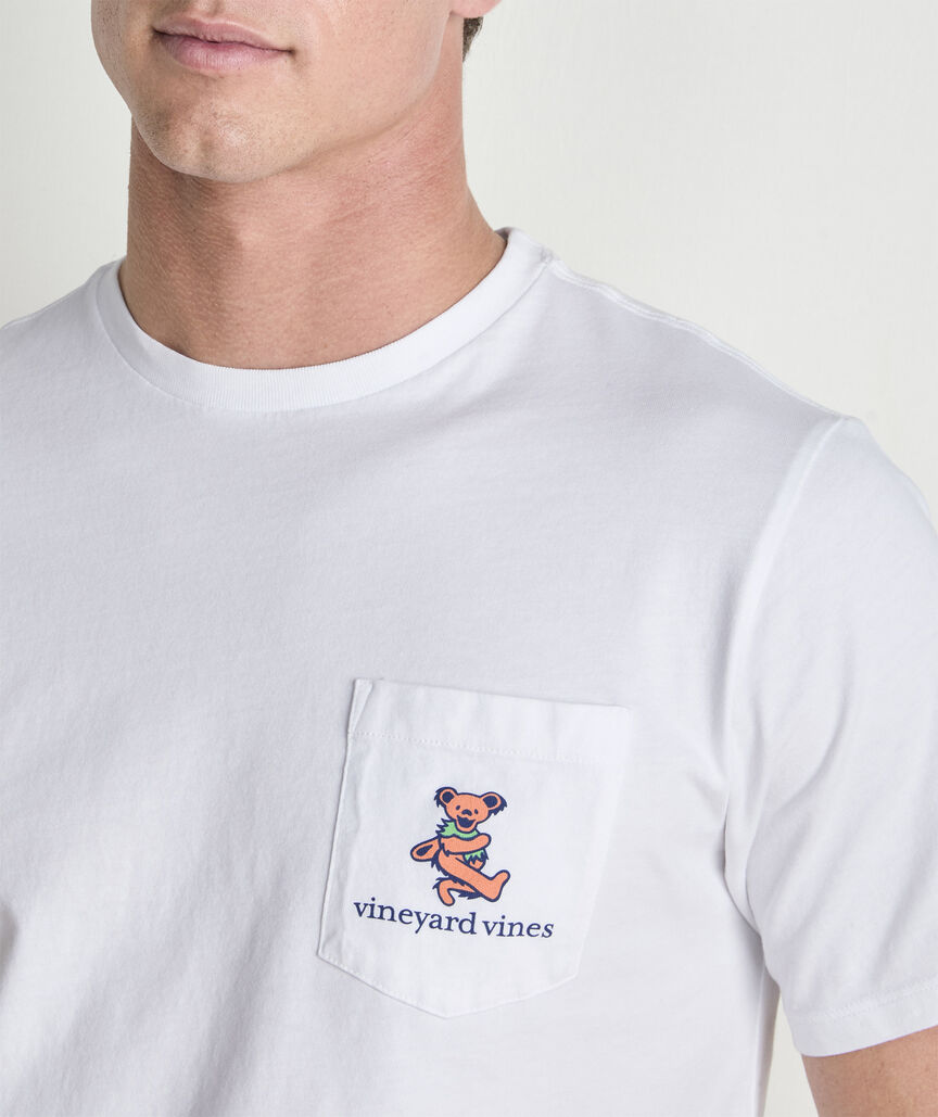 Grateful Dead x vineyard vines Dancing Bears Short-Sleeve Pocket Tee
