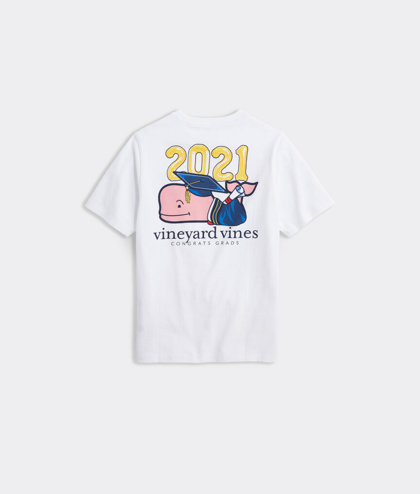 Boys' 2021 Graduation Whale Short-Sleeve Pocket Tee