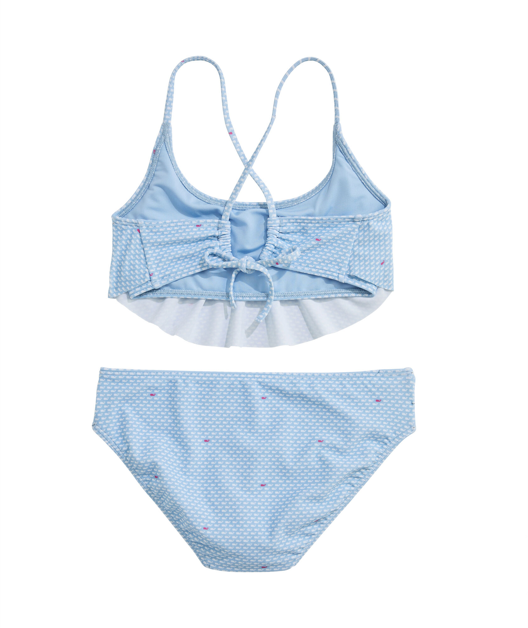 OUTLET Girls' Whale Printed Flounce Bikini