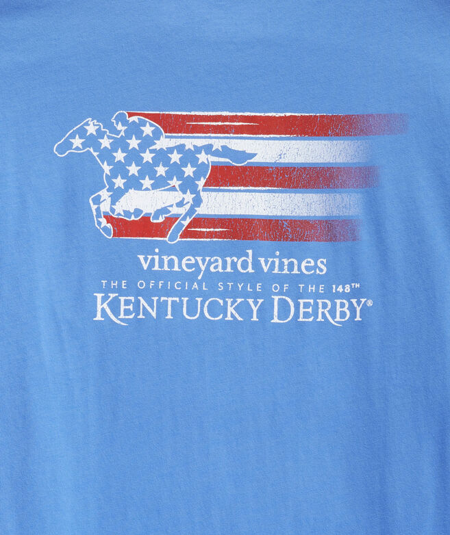 Kentucky Derby Americana Short-Sleeve Pocket Tee