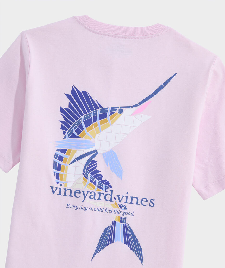 Boys' Tile Marlin Short-Sleeve Pocket Tee