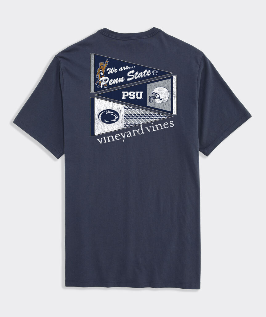 Penn State University Pennants Short-Sleeve Pocket Tee
