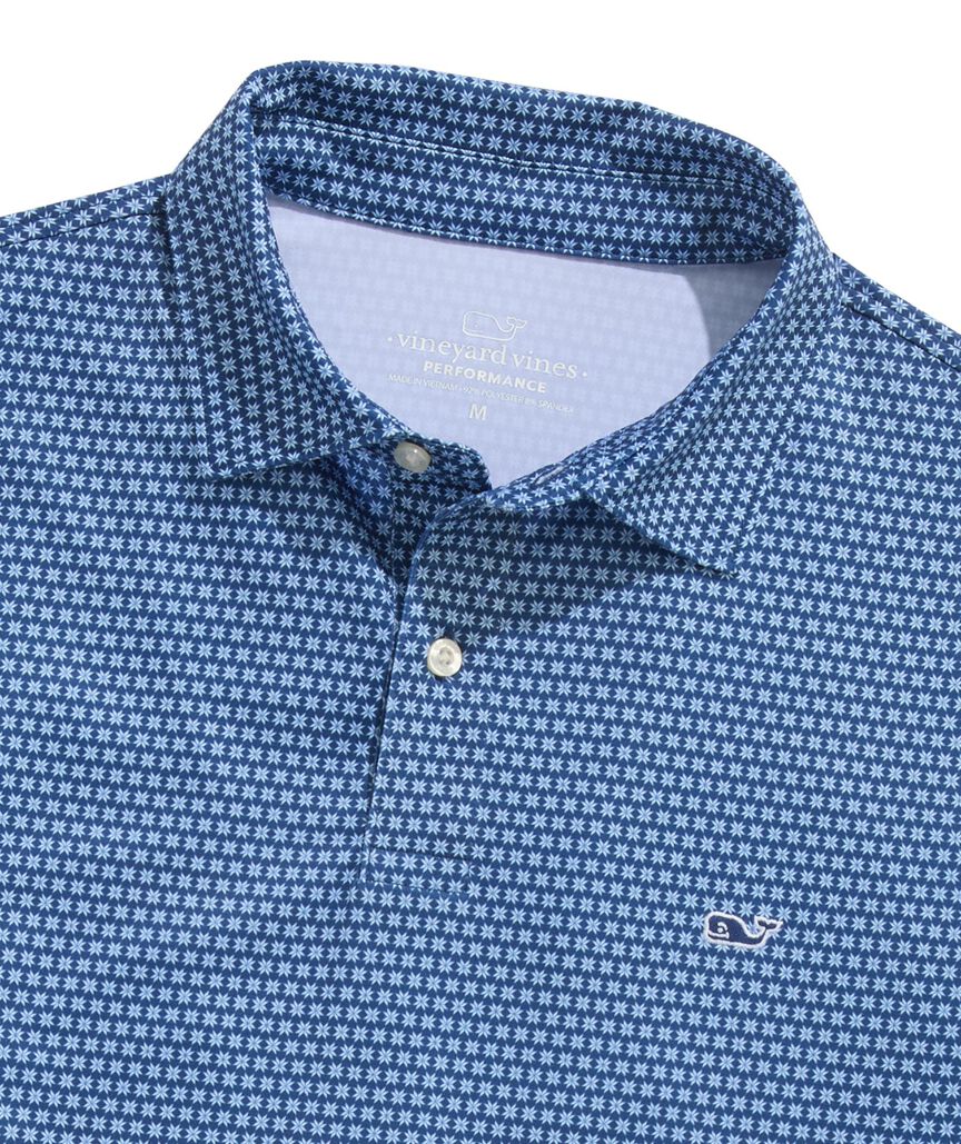 OUTLET Snowflakes Micro Performance Polo