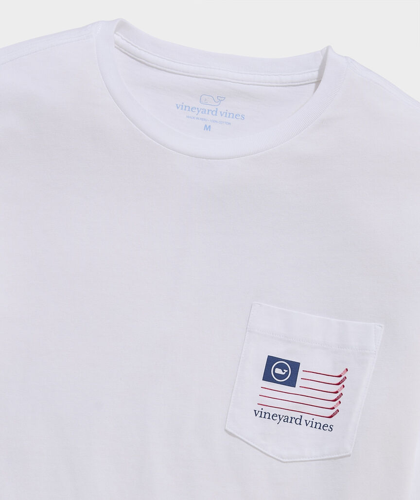 Hockey Flag Long-Sleeve Pocket Tee