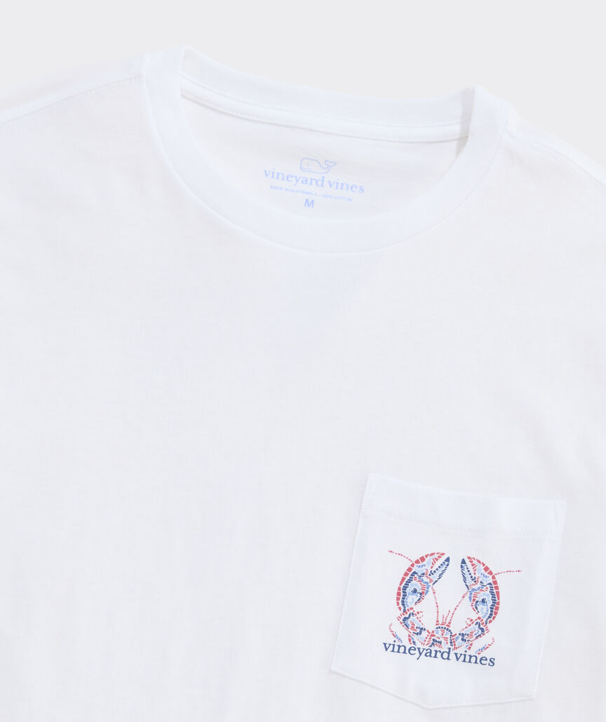 Tile Lobster Short-Sleeve Pocket Tee