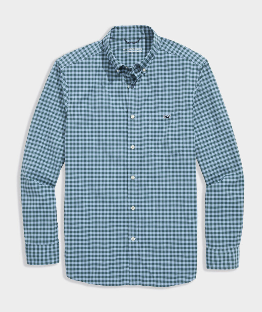 Performance Topsail Gingham Featherweight Shirt