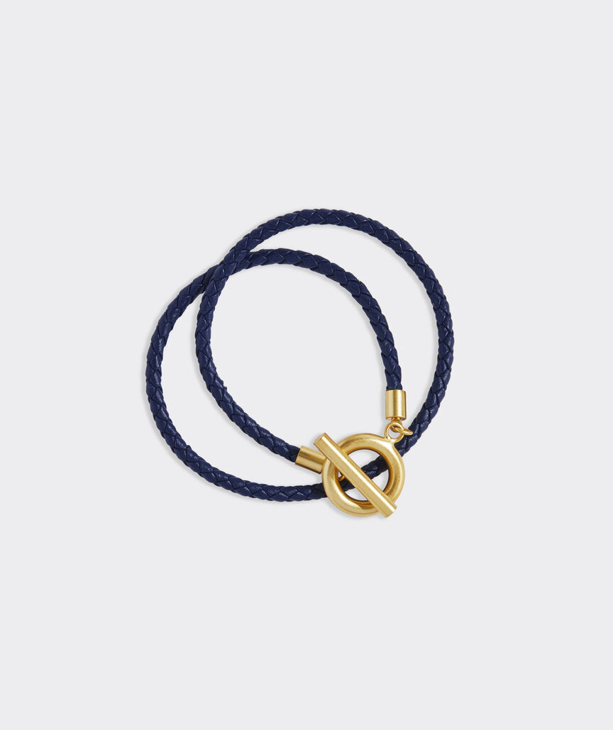 Woven Leather Nautical Bracelet