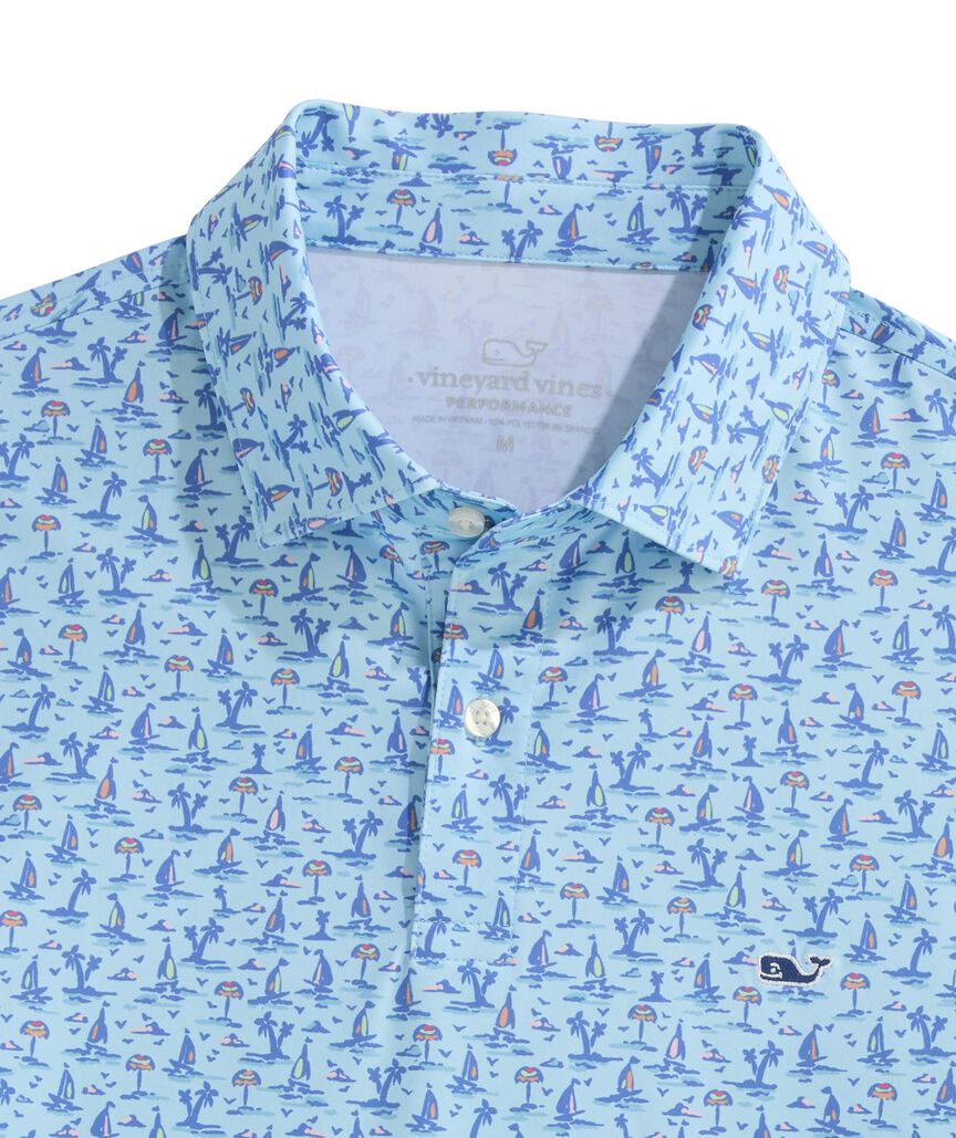 OUTLET Printed Performance Polo