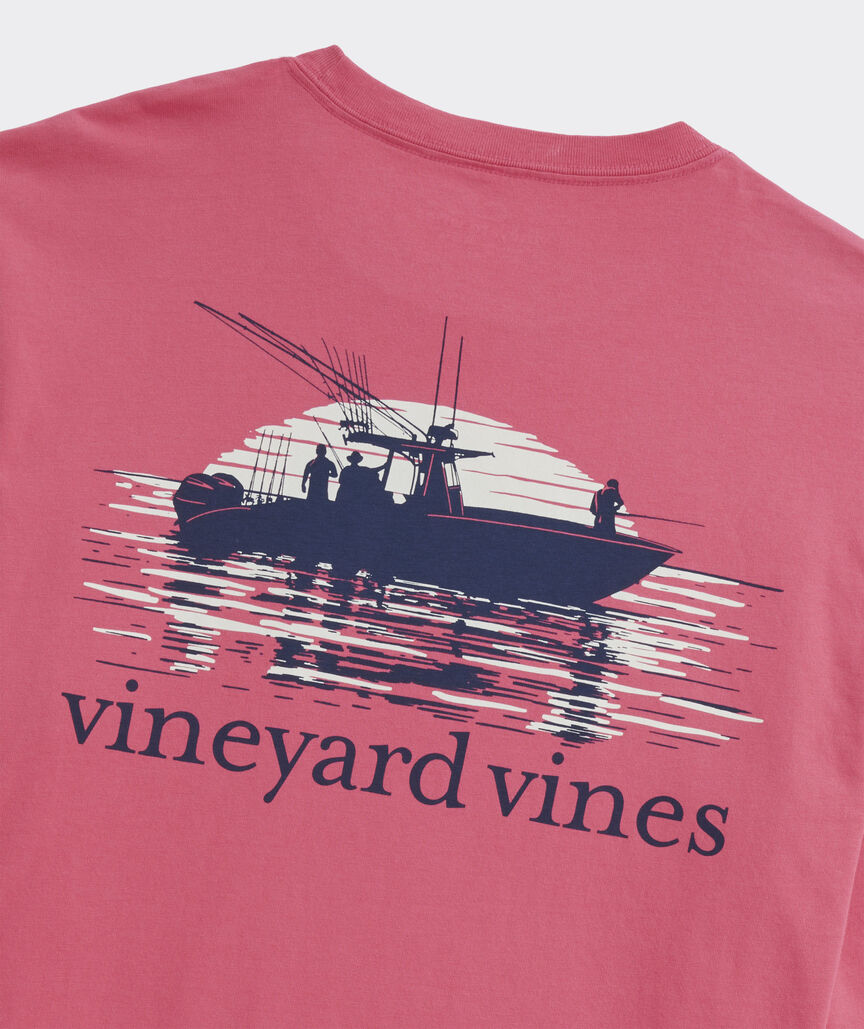 Sportfisher Sunset Long-Sleeve Pocket Tee